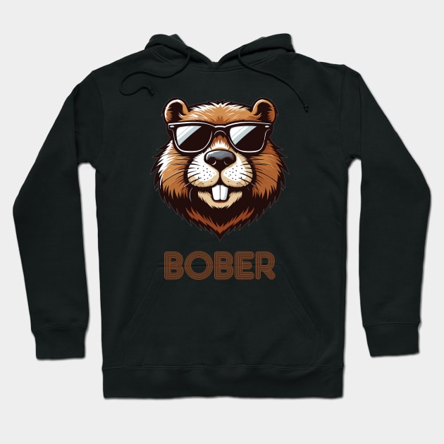 Funny Polish Internet Meme Bobr Bober Kurwa Beaver Sunglasses Hoodie by TenchiMasaki